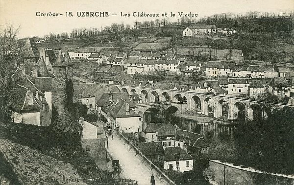The Chateaux and Viaduct - Uzerche, France