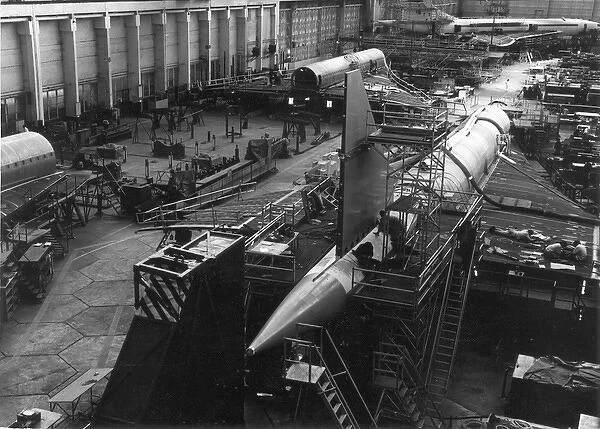 The Concorde production line at Toulouse