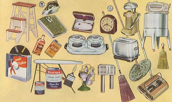 Household Objects Date: 1940