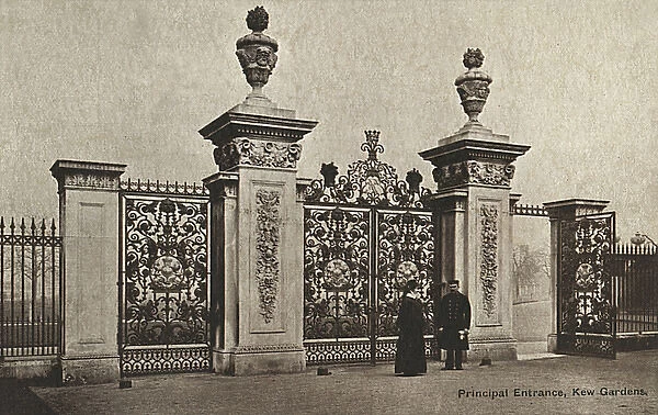 Main Gate - Kew Gardens, Kew, London, England