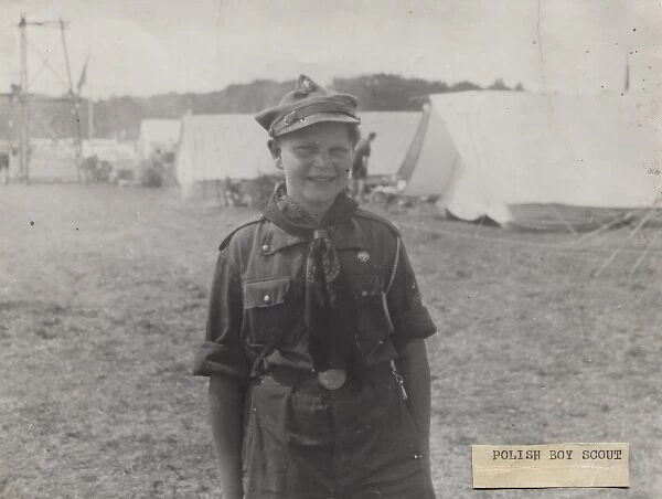 Polish Scout at a Jamboree