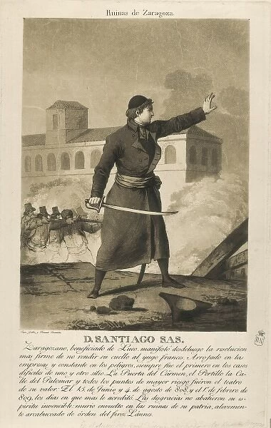 Spain (1809). Peninsular War. Santiago Sas, clergyman