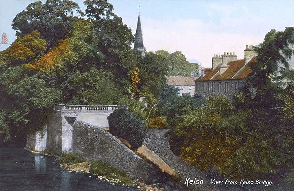View from Kelso Bridge, Kelso, Scotland