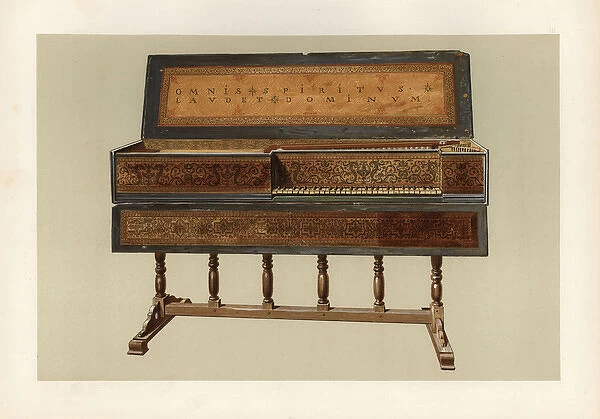 Virginal or harpsichord, Vierkante Clavisingel