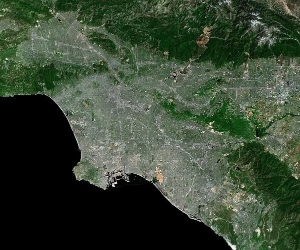 Los Angeles, USA, satellite image