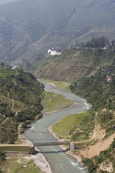 Wangdue Phodrang, Puna Tsang River, Bhutan, Asia