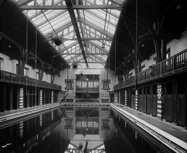 View of the Public Baths and Gymnasium, Primrose Street, Alloa. Date: 1898
