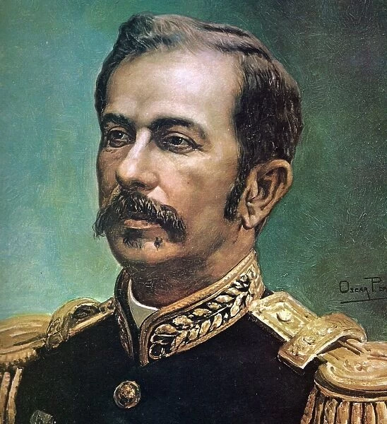 2nd President and 1st Vice President of Brazil Floriano Peixoto 1891 A. D