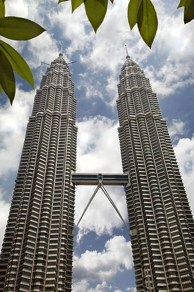 The Petronas twin towers of Kuala Lumpur
