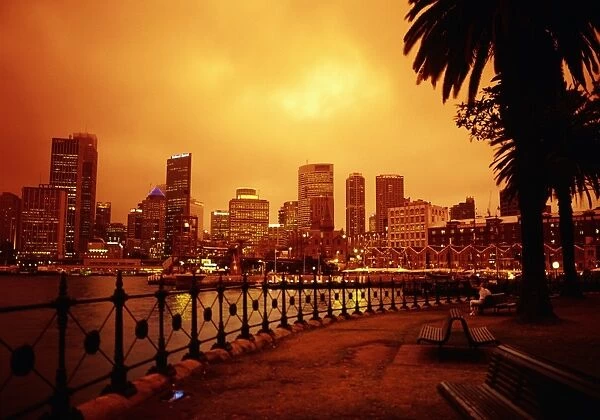 City Skyline, Sydney, Australia at Night