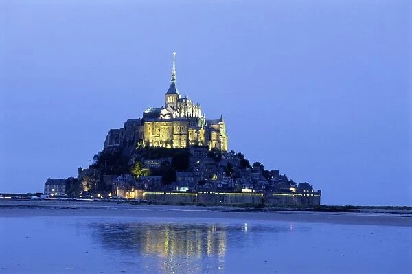 France, Normandy, Mont Saint Michel exterior