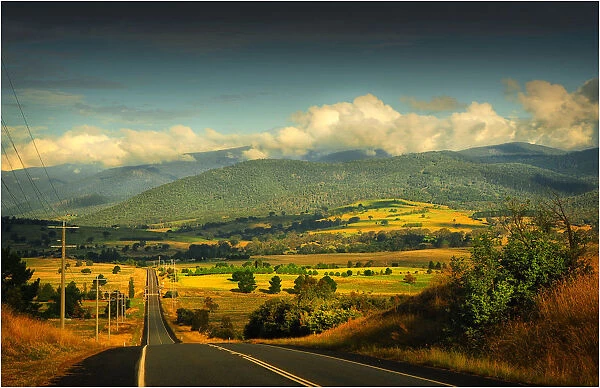 Road to Mount Bulla, Victoria, Australia