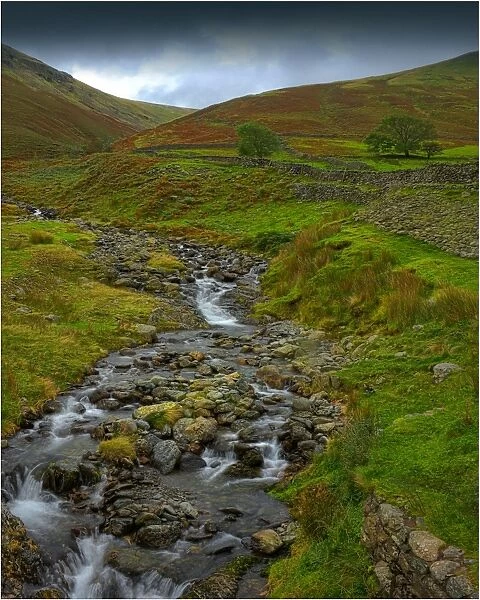 A running brook in the Lake district, Cumbria, north west England, United kingdom