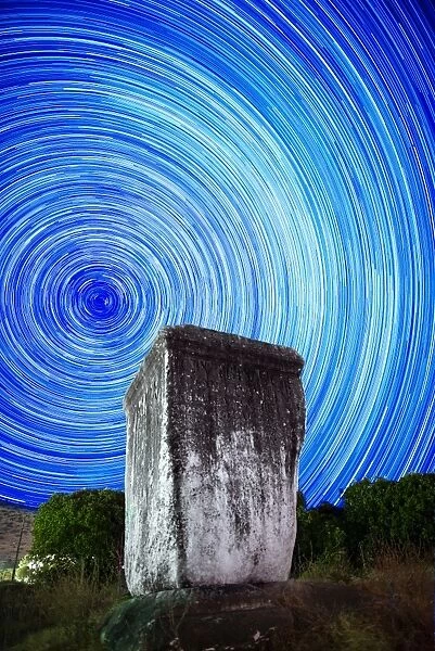 Monument under the stars