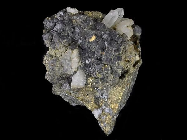 Chalcopyrite with Quartz and Minor Sphalerite, United Kingdom