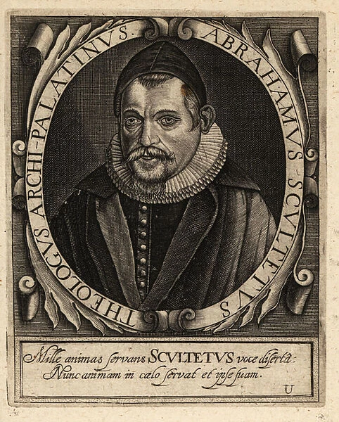 Abraham Scultetus, 1566-1625, German professor of theology