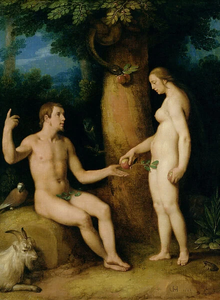 Adam and Eve, 1622 (oil on canvas)