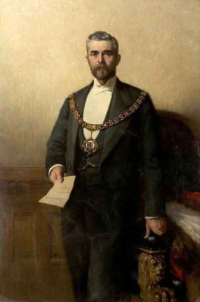 Alderman Sir John Turbey, Kt, 1889 (oil on canvas)