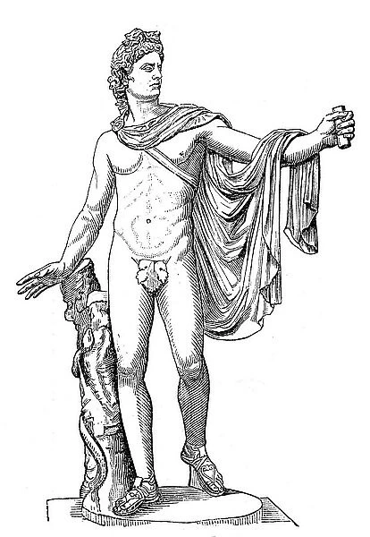 Apollo, ancient Greek god of light, healing and poetry