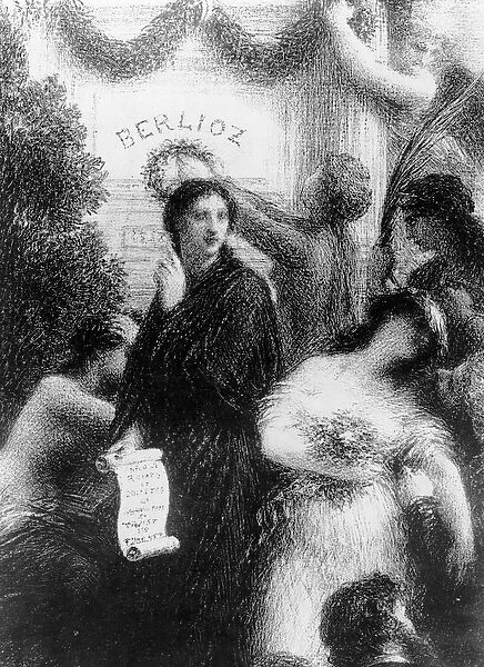 Berlioz, or The Birthday, 1876 (litho)