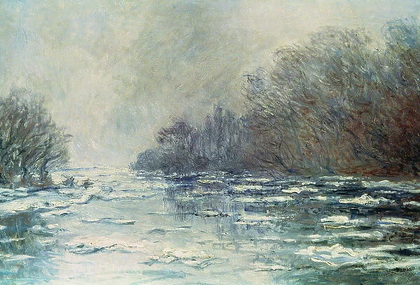 The Break up at Vetheuil, c. 1883 (oil on canvas)