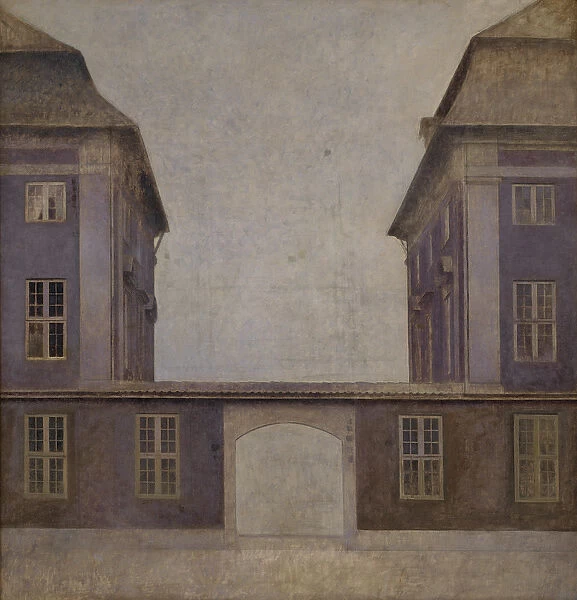 The Buildings of the Asiatic Company, seen from St. Annae Gade, 1902 (oil on canvas)