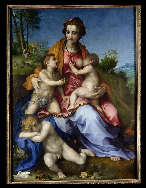 Charity, 1518-19 (oil on canvas)