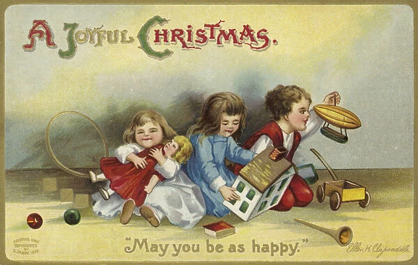 Christmas card (chromolitho)