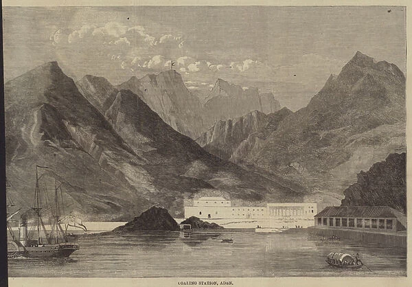 Coaling Station, Aden (engraving)