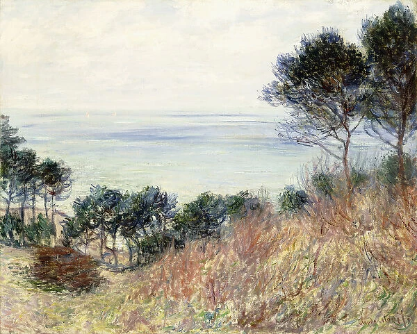 The Coast of Varengeville, 1882 (oil on canvas)