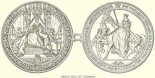 Great Seal of Victoria (engraving)