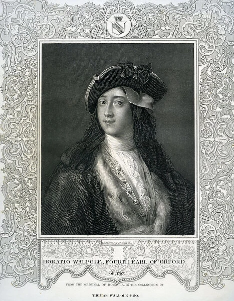 Horatio Walpole, Fourth Earl of Orford (1717-97) (engraving)