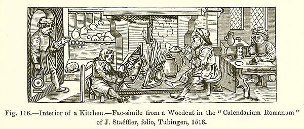 Interior of a Kitchen (engraving)