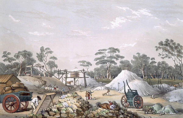 The Kapunda Copper Mine, from South Australia Illustrated