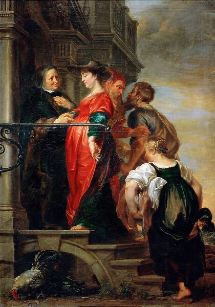 La Visitation de la Vierge Marie - The Visitation of the Blessed Virgin Mary, by Thulden