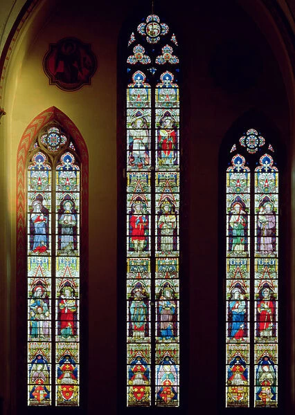 Lancet windows, 1873 (stained glass)