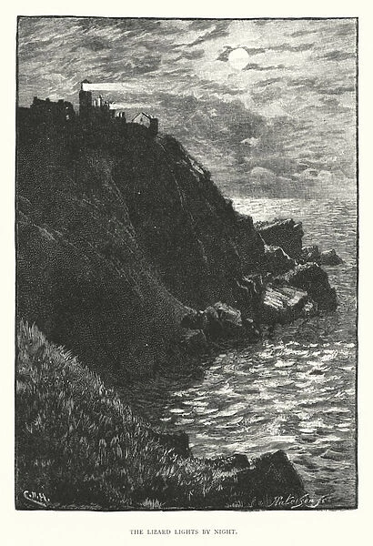 The Lizard Lights by Night (engraving)