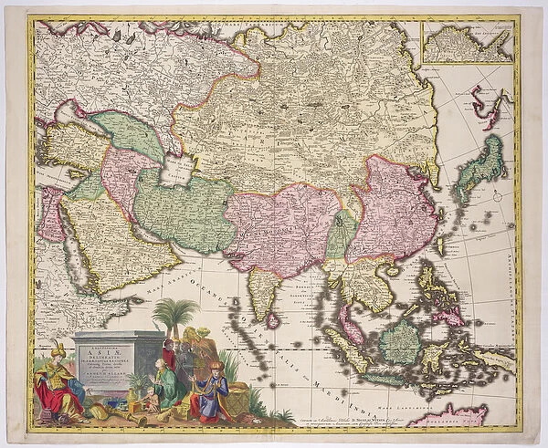 Map of Asia, Tartaria, Japan, the Philippines and the East Indies, engraved by G