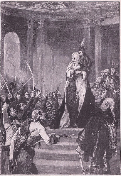 Maria Theresa and the Hungarian Parliament