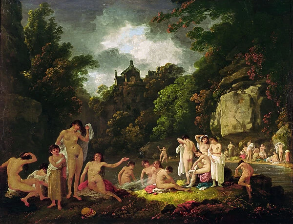 The Mermaids Haunt, 1804 (oil on panel)