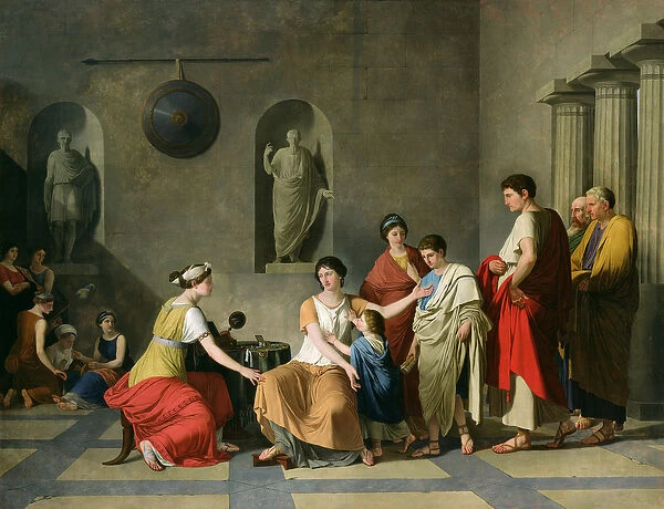 The Mother of the Gracchi, c. 1780 (oil on canvas)