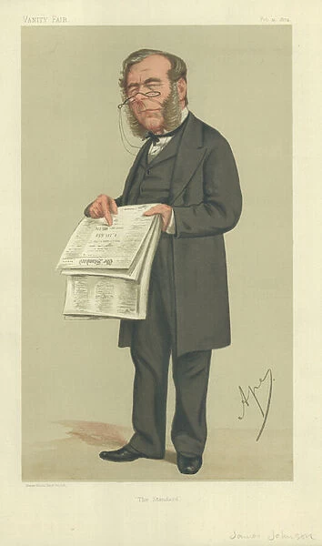 Mr James Johnstone (colour litho)