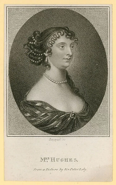 Mrs Hughes, actress (engraving)
