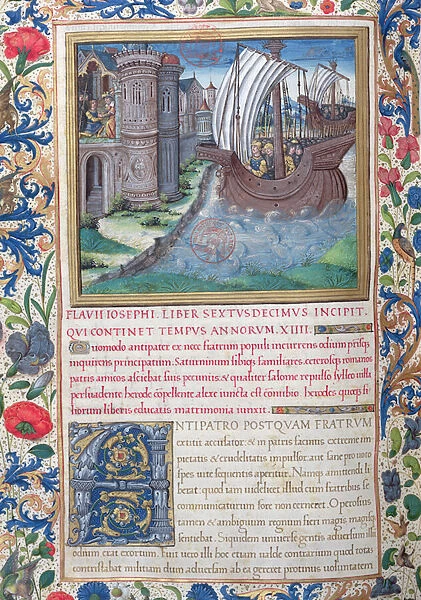 Ms. 1581 f. 326v Illustration from Book XVI( From the Finishing of the Temple by