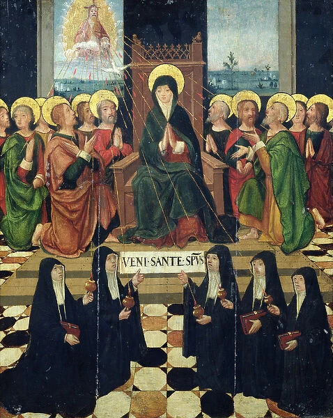 Pentecost (oil on panel)