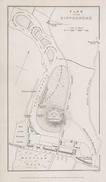 Plan of the Hippodrome (engraving)