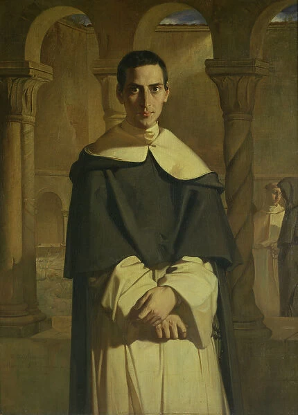Portrait of Jean Baptiste Henri Lacordaire (1802-61), French prelate and theologian