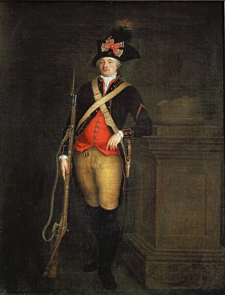 Portrait of Louis-Philippe-Joseph d Orleans (1747-93) (oil on canvas)