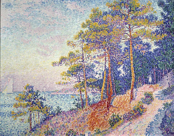 Saint Tropez says the customs trail Painting by Paul Signac (1863-1935) 1905 Sun