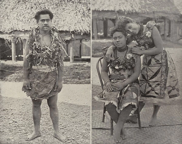 The Samoans (b  /  w photo)